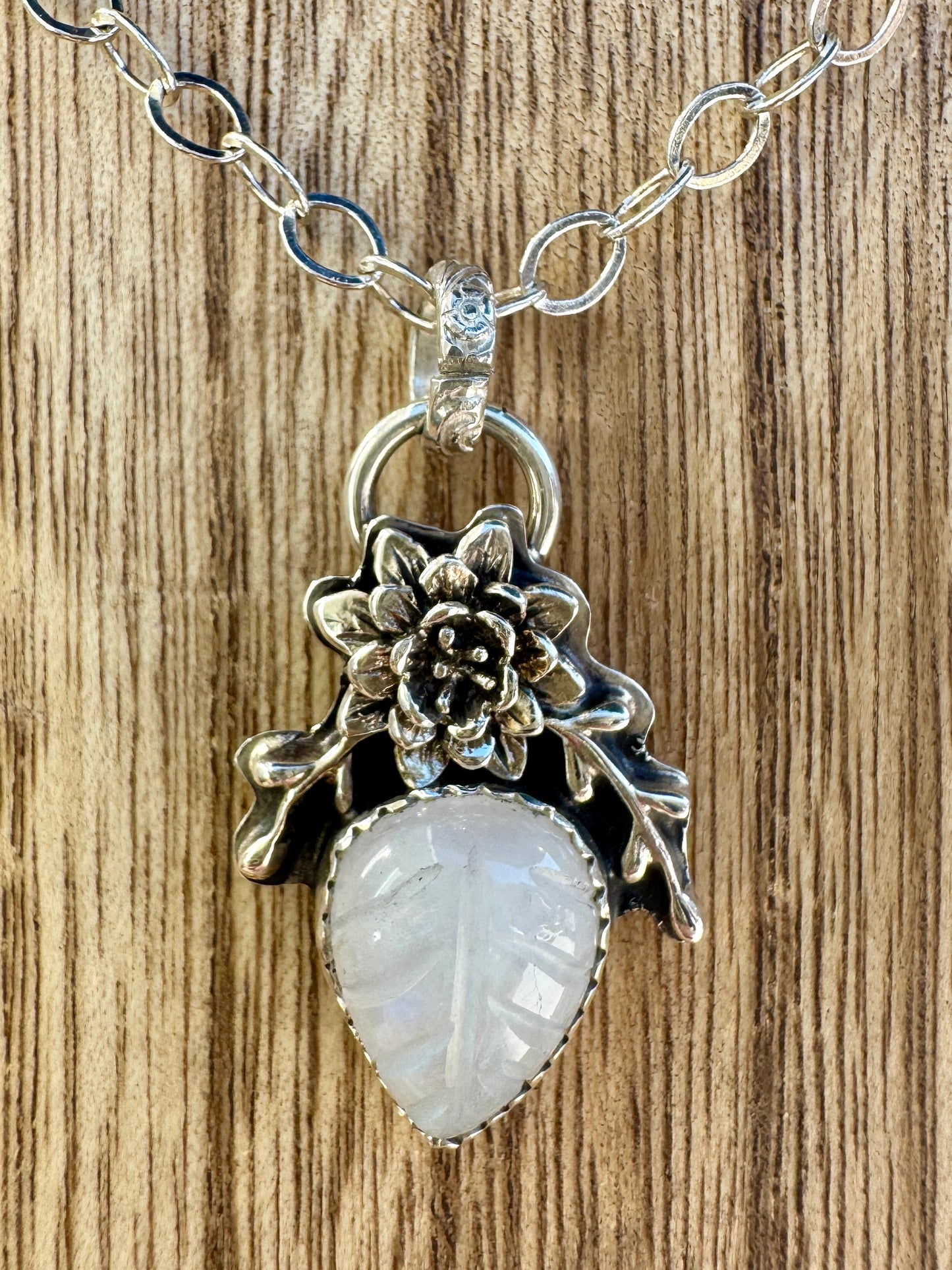 Rainbow Moonstone Necklace