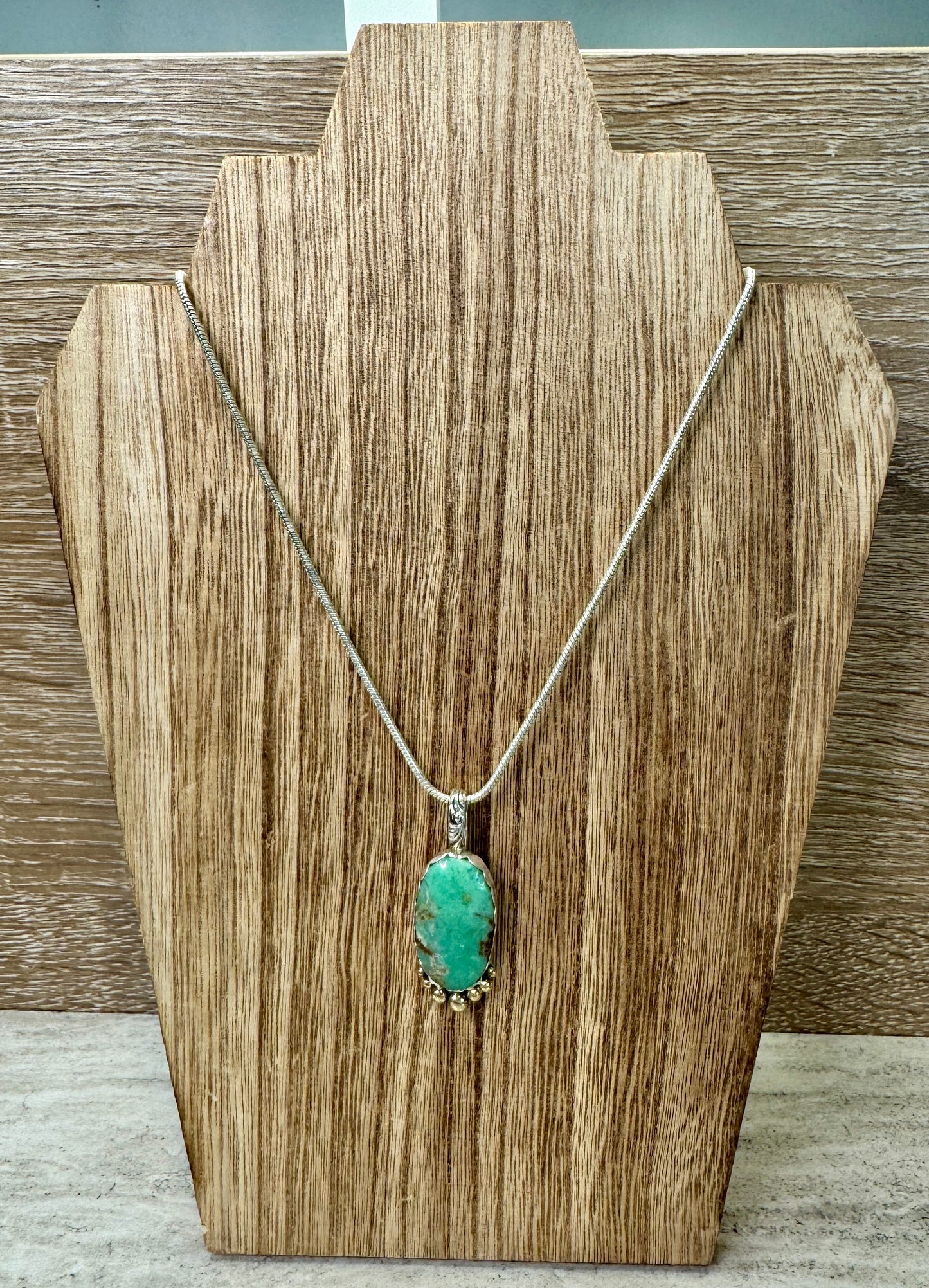 Chrysoprase Stone Necklace