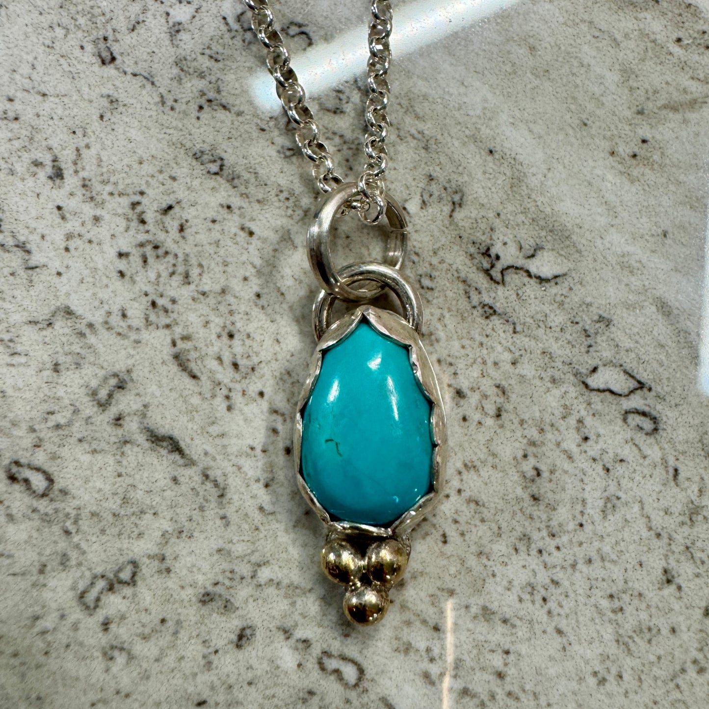 White Water Turquoise Necklace