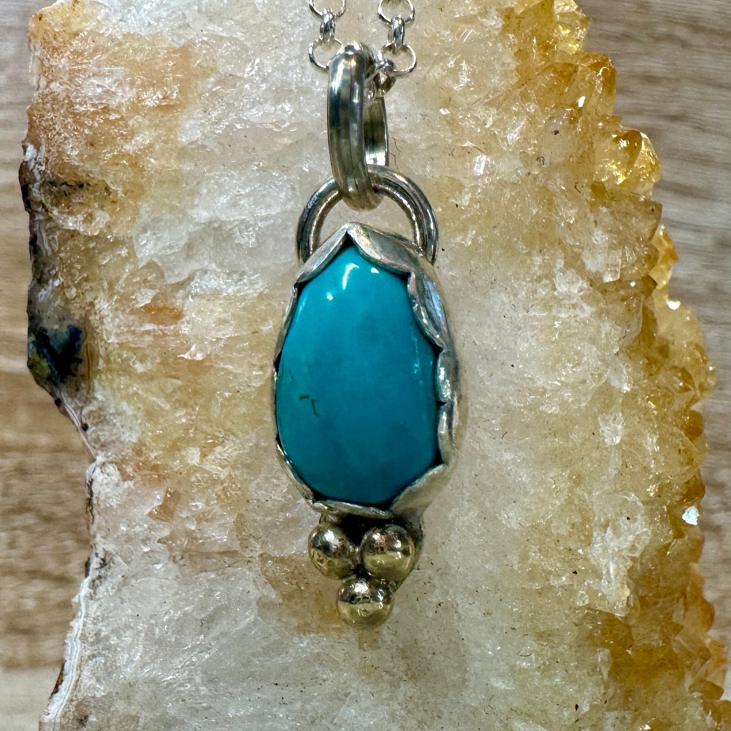 White Water Turquoise Necklace