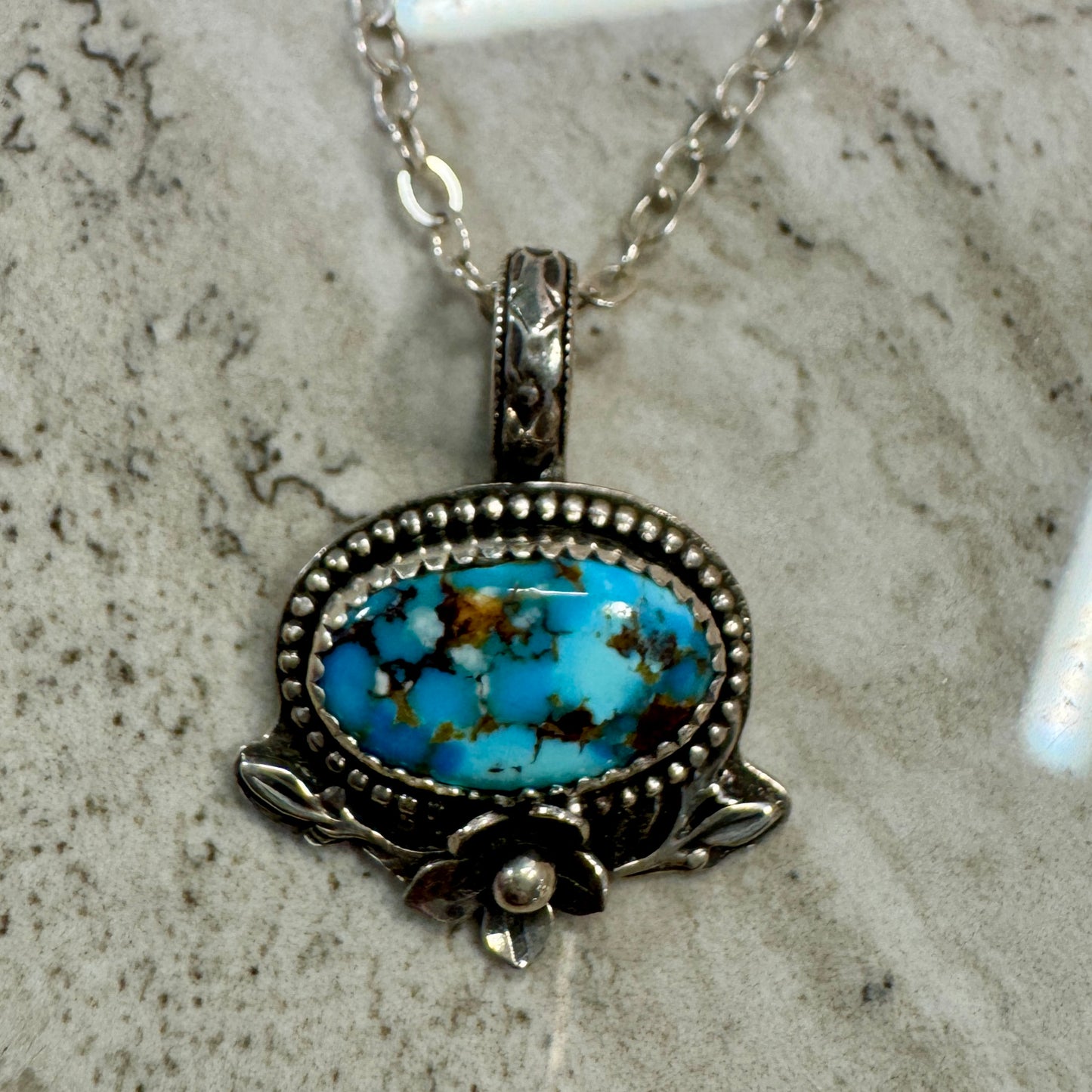 Natural Golden Hill Turquoise Necklace